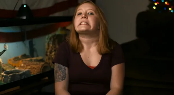 Carysa Long, seemingly without tics, is suing for psychological damage.
