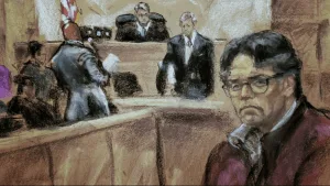 Sketch of Keith Raniere Trial