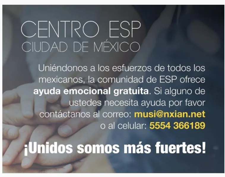Mexican Earthquakes – Free Psych Help being offered by ESP Mexico City – but beware!