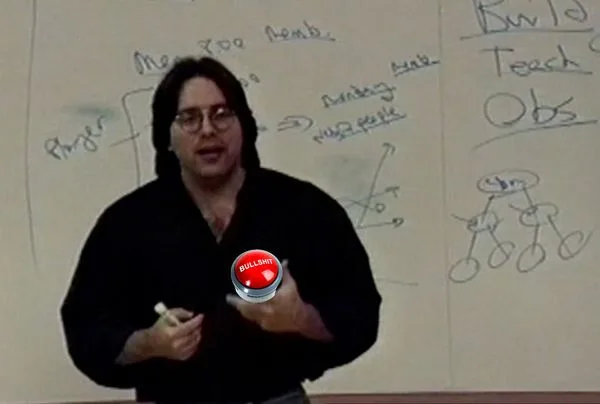 Artist conception: "Raniere: 'Consumers Buyline shows what a spectacular, successful and ethical entrepreneur I am.'"
