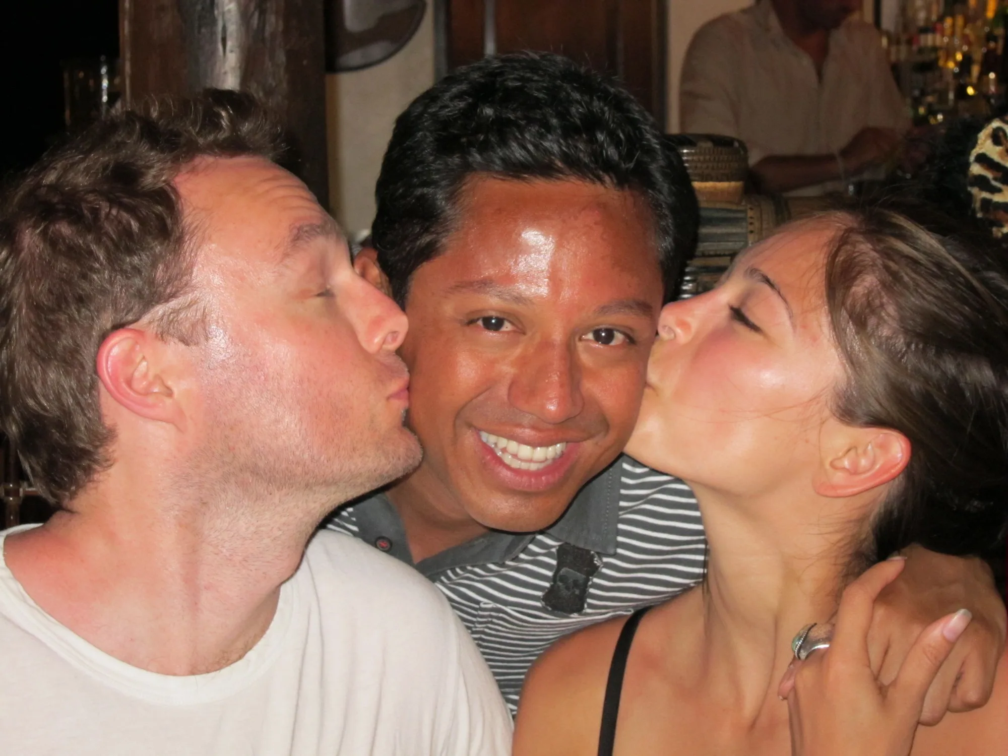 Lost Photos of Necker Island — Allison Mack, Kristin Kreuk, Emiliano Salinas and Richard Branson at Secret Nxivm Retreat