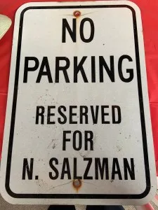 The Prefect's Parking Sign from NXIVM/ESP's former headquarters in Albany, NY.