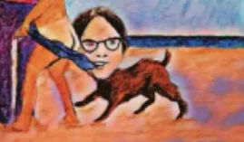 MK10ART – maybe her best work ever – with apologies to Coppertone
