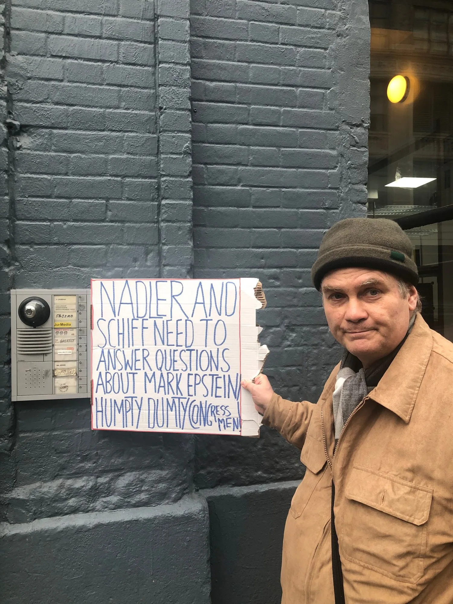Gibson: Adam Schiff, Jerrold Nadler and a Protest in New York … and Mark Epstein, Jeffrey’s Brother