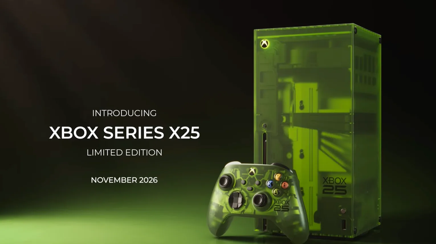 Xbox Series X25 Is The Translucent Green Console Everyone Asked For