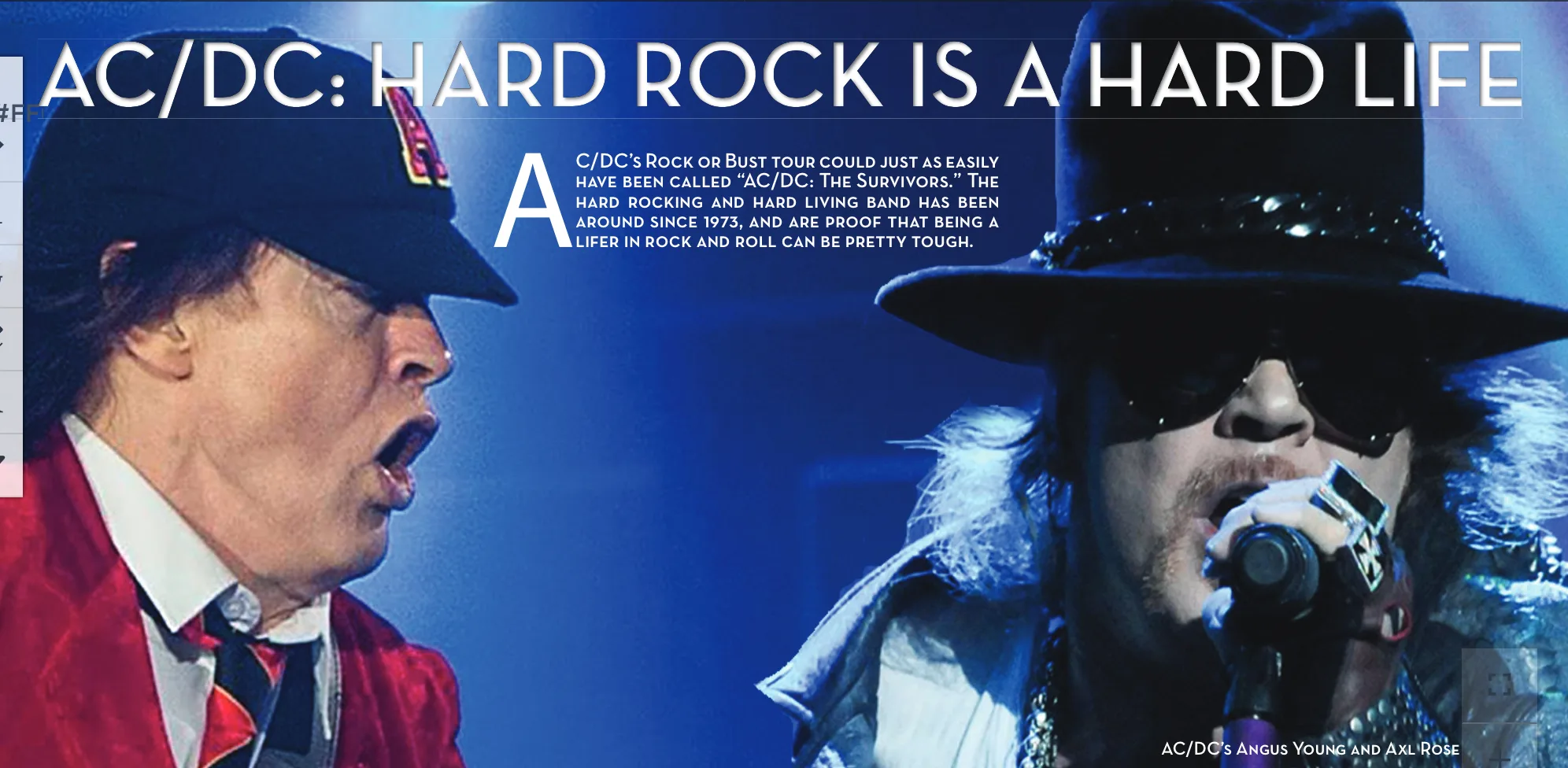 AC/DC: hard rock is a hard life