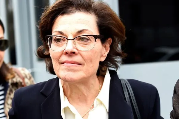 Nancy Salzman just prior to sentencing.
