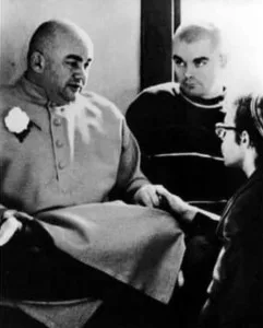 Rudi with young Shoemaker and another lad. Rudi spoke of high spiritual philosophy as he contemplated getting into their trousers.
