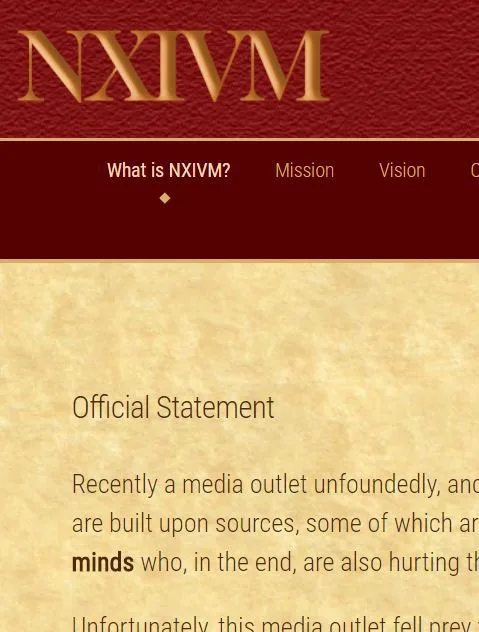 EXECUTIVE SUCCESS PROGRAMS OFFICIAL STATEMENT IN RESPONSE TO NY TIMES