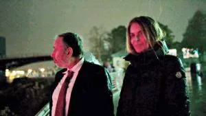 Frank Parlato with Catherine Oxenberg in Niagara Falls
