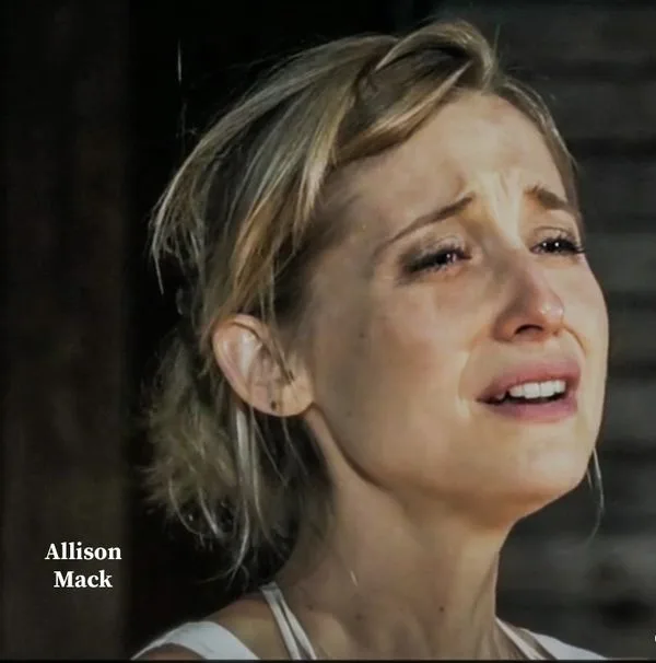 Seduced - Allison Mack cries on stage