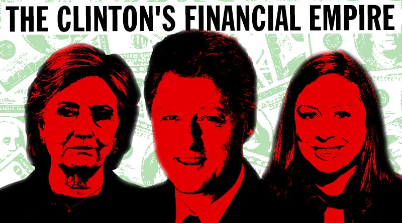 Roger Stone: The Clinton Crime Family Part 1: Select cases of Clinton dishonesty in finances during past decade
