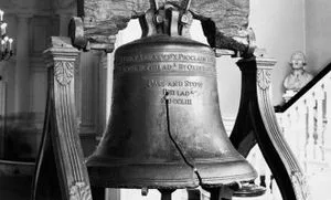 The Liberty Bell cracked on its first strike signifying that liberty is fragile.