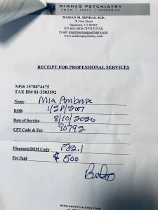 ambrose mia 8:2020 psychiatric diagnosis depression and cutting