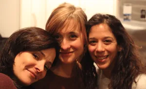 Sarah Edmondson, Allison Mack and Dani Padilla.