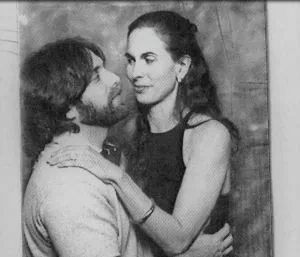 He was not bashful being photographed with Pam in what some might think of as endearing poses