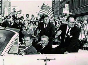President Kennedy in Buffalo for Pulaski Day 1962.