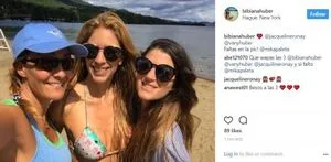 Vany and Bibbiana Huber and Jacqueline Ronay appear to to be the only three people on the Silver Bay beach. The entire Silver Bay Resort is rented for V-Week 2017.