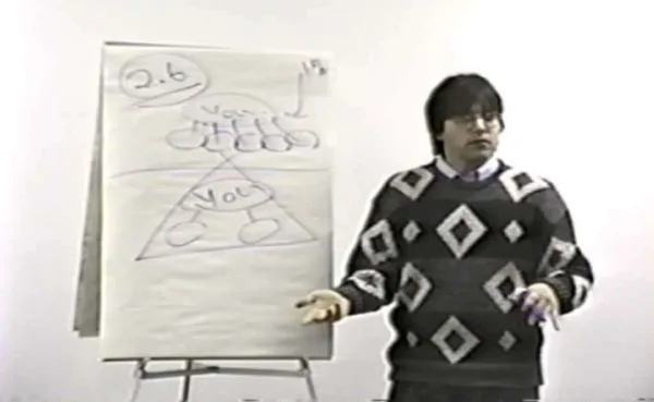 Keith Raniere showing how to have a successful multilevel marketing company.