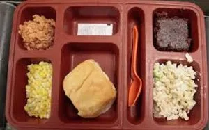 A typical and nutritious meal at MDC.