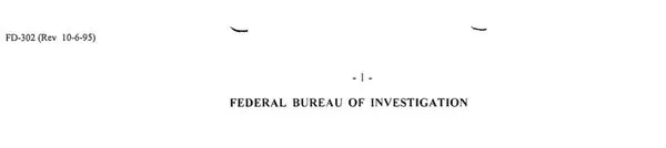 FBI 302 form