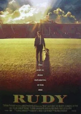 Rudy wanted to play football for Notre Dame, but he really wasn't good enough.
But they let him play for a few minutes.