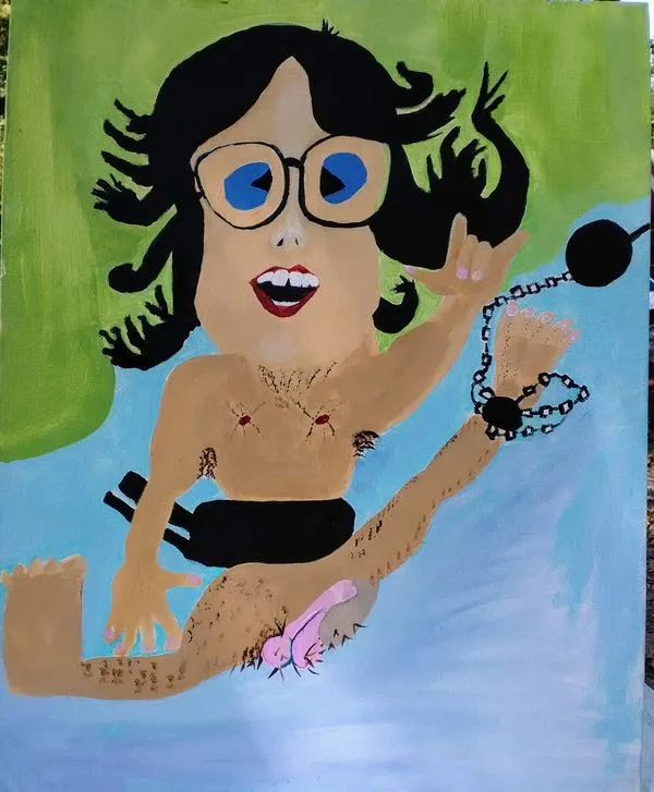 Artist Marie White has had an interpretive  view of Keith Raniere that seems to catch his inner glow and sublime beauty