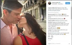 Leave us alone will you, we are too busy kissing to even get a hotel right now. We are not action heroes, we only play them on film. Why I am not sure we can even make it to the hotel we are so horny....