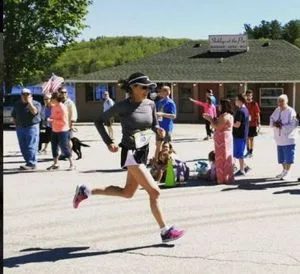 Clare is on a low calorie diet and required to run lots of miles per week.