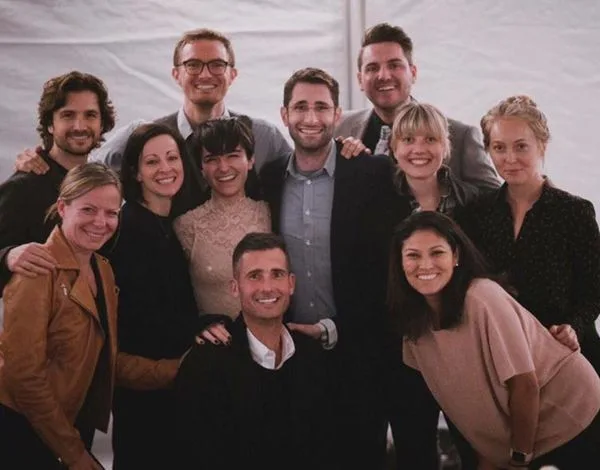 They always smile for cameras: Michel Chernitzky, Amanda Rose Canning, Lauren Salzman, Chris Pearson-Smith, Karlyn Bochicchio, Andrew Pollard, Brian Elliot, Nathaniel Reagan, Nicki Clyne, Angelica Hinojos and India Oxenberg.