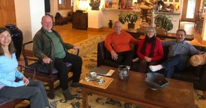 swami_chetanananda
With Patty Slote, Tom Fabrizio,
Ruth and Edward...