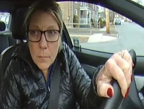 Lisa Kerin, parental visitation supervisor insists she drive Joriz Tiberi's vehicle.