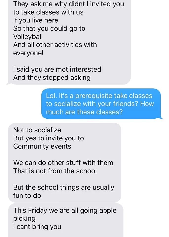 Vany Huber won’t date man who won’t join cult, text messages reveal
