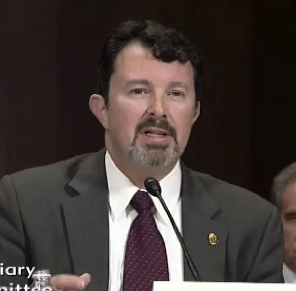 Dr. J. Richard Kiper testifying before the Senate Judiciary Committee.