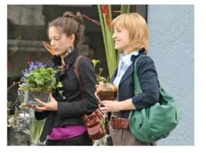 Kristin Kreuk and Allison Mack, when both were in NXIVM. Mack is forbidden to associate with past and present members of NXIVM without her attorneys present, as a condition of her bail. Since her attorneys are in New York City - it effectively bars reunion with most of her old friends, pals, and slaves.