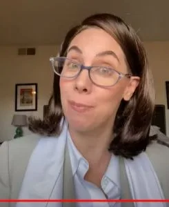 Amy Philips does a Nancy Salzman impersonation.