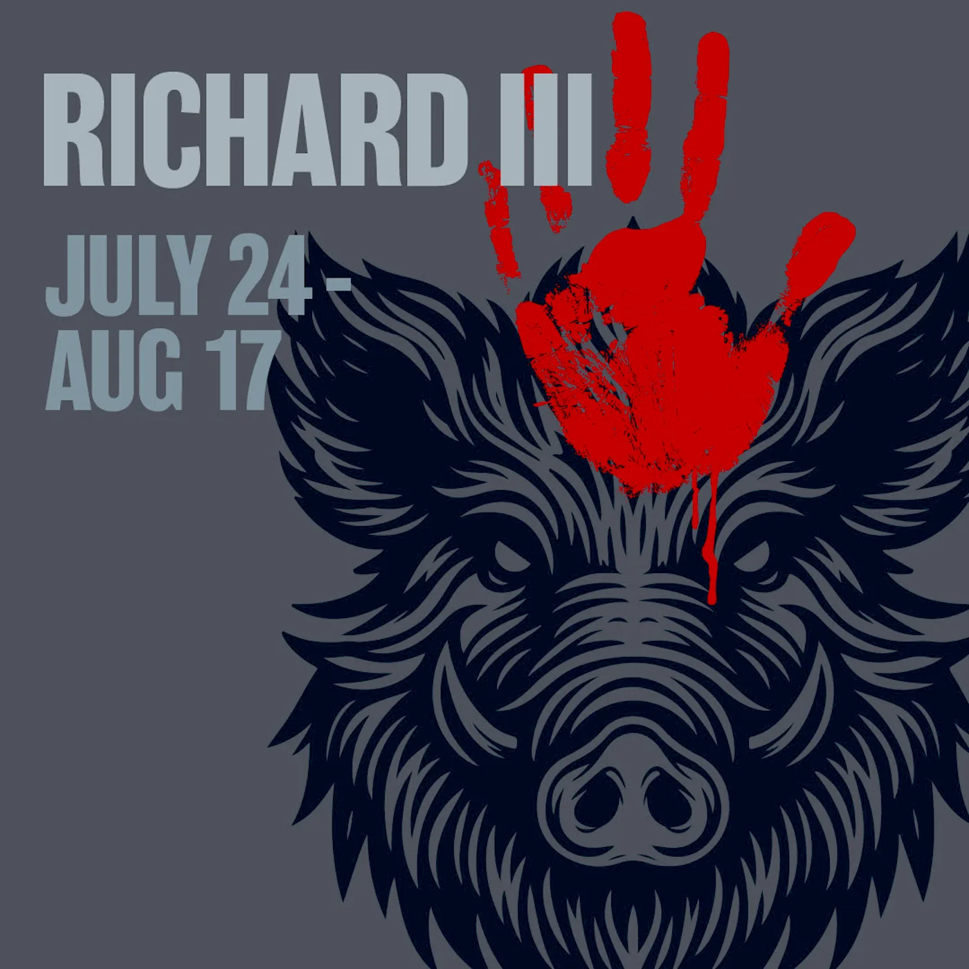 RICHARD III Opens tonight at Shakespeare in Delaware Park