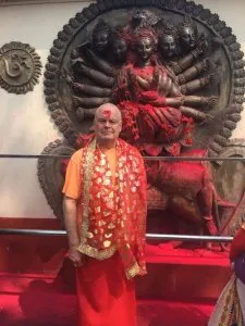 The Swami cut the Ashram off the outside world.