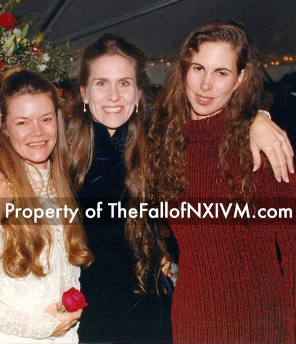 These remarkable three ladies of Mr. Raniere's harem, were never the chosen ones, They knew their place - which was to work to find harem members for Mr. Raniere. Sadly Barbara Jeske [l] and Pam Cafritz [r] died at an early age of cancer. Mr. Raniere himself undertook to monitor and administer their treatments [he is a scientist]. Karen Unterreiner is the last standing woman of the original harem.