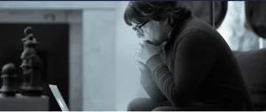 This modest photo of the thinker graced Vanguard's website.