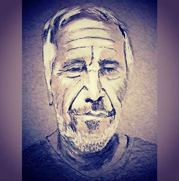 Mk10ART Portrait of Jeffrey Epstein
