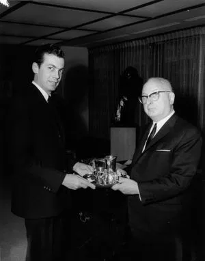 Edgar Bronfman, Sr. and his father Sam Bronfman.