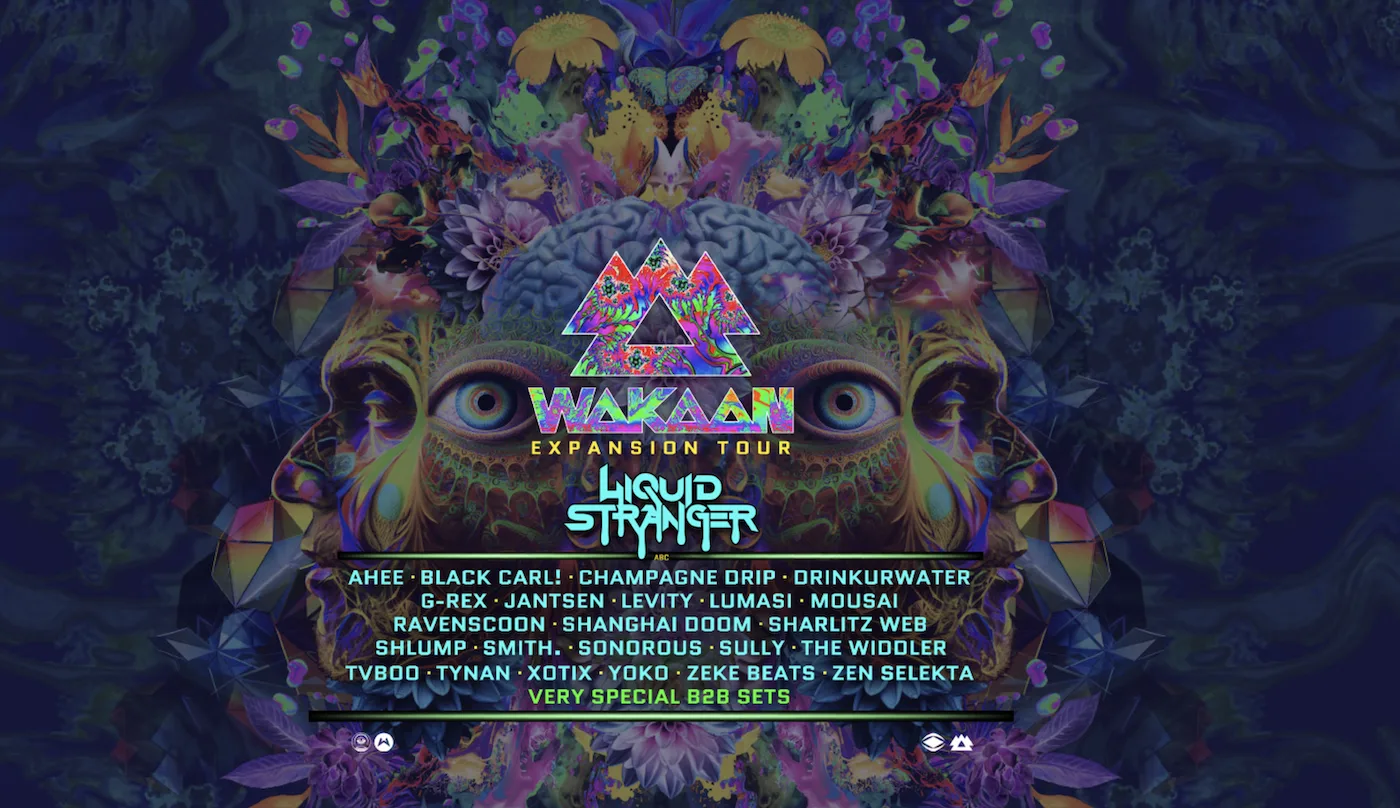 LIQUID STRANGER WAKAAN EXPANSION TOUR tomorrow!! Friday April 19, 2024