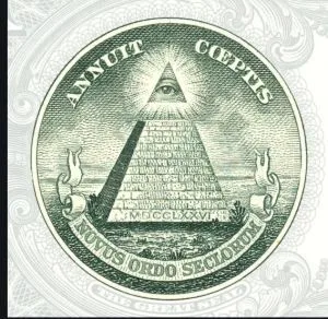 The 'eye of providence' means the Illuminati is watching you. Be very careful.