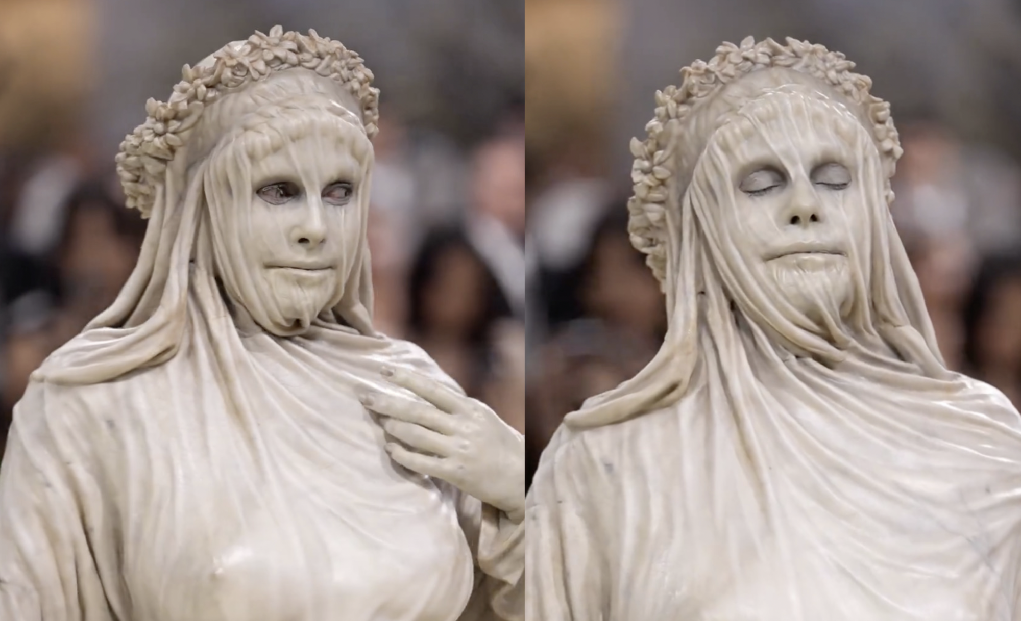Heidi Klum Showed Up To The Met Gala Looking Like A Marble Sculpture And The Internet Lost Its Mind