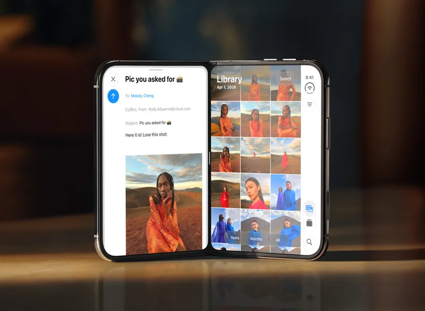 APPLE PEELS OFF THE WHITE GUYS WITH NEW FOLDABLE iPHONE