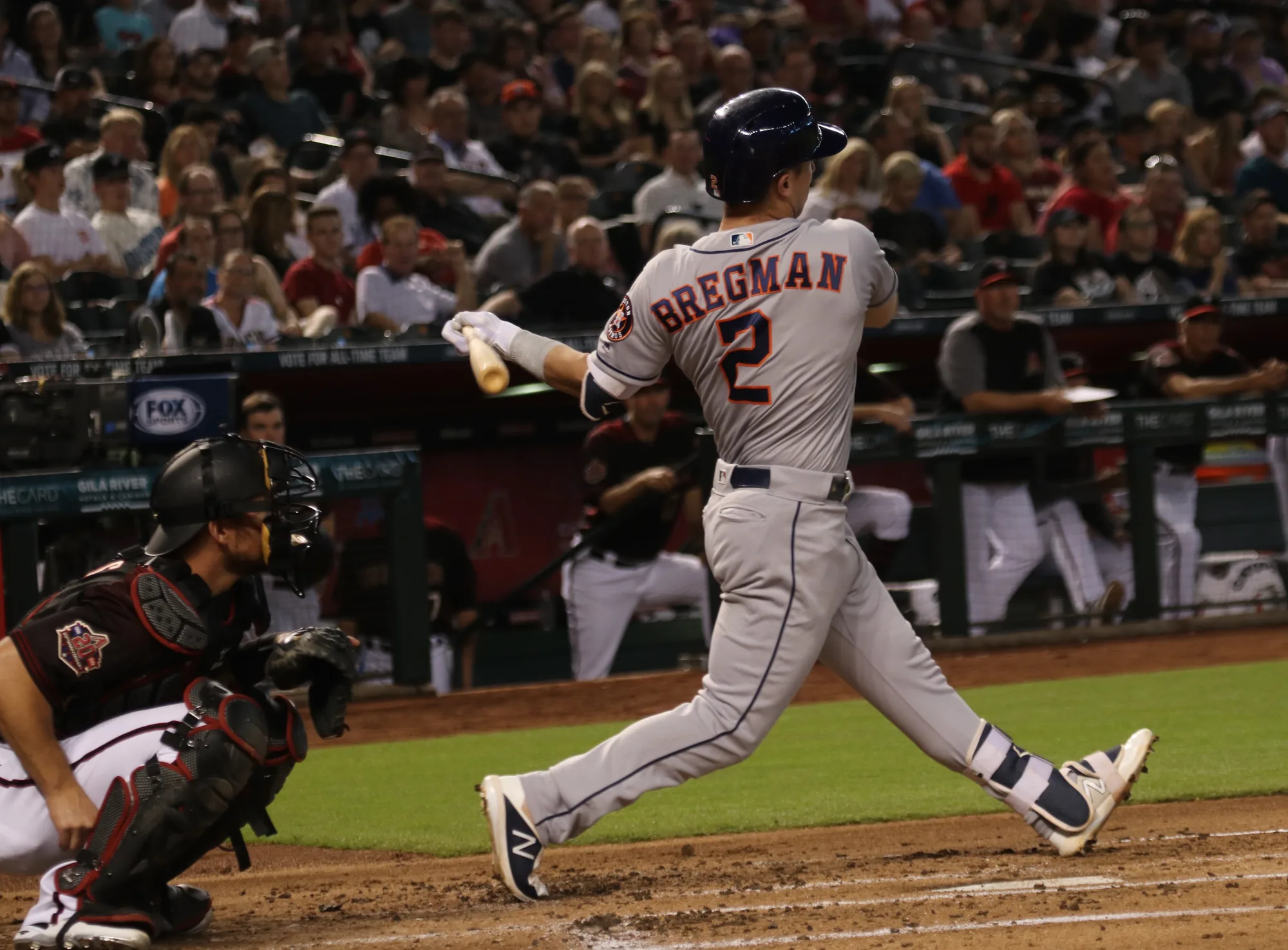 Alex Bregman Struck In The Face By A Foul Ball While On Deck, Hospitalized