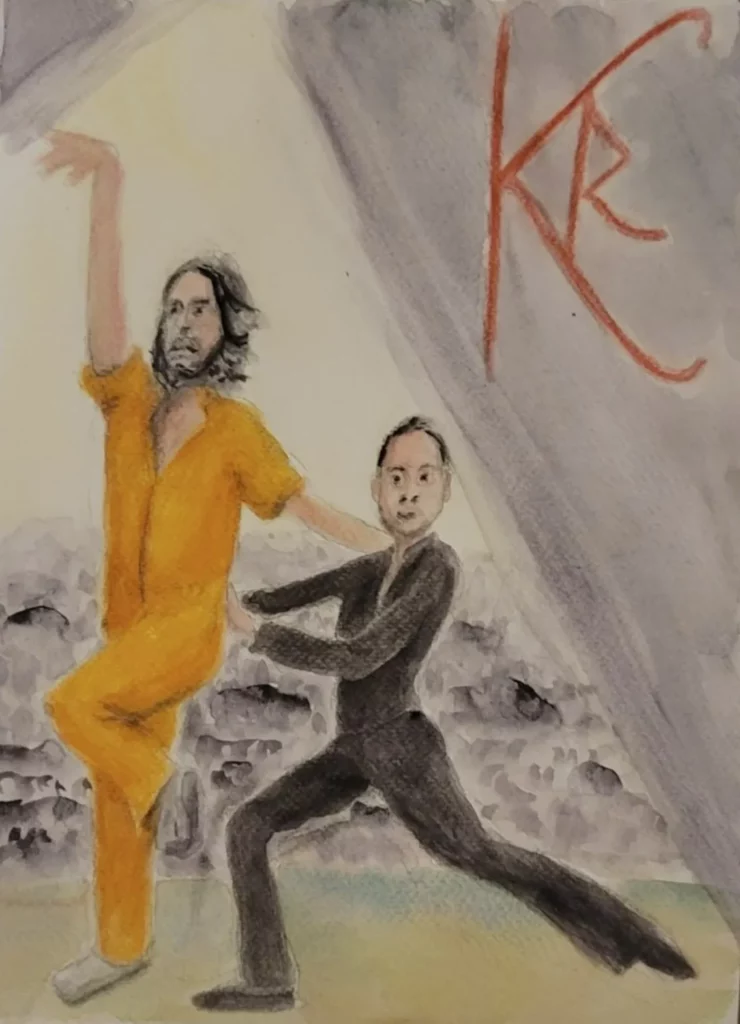 Raniere and Suneel a Painting by Mk10 Art