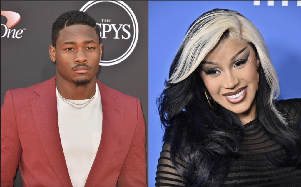Stefon Diggs and Cardi B