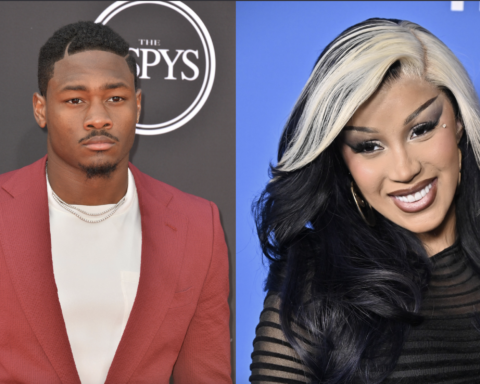 Stefon Diggs and Cardi B